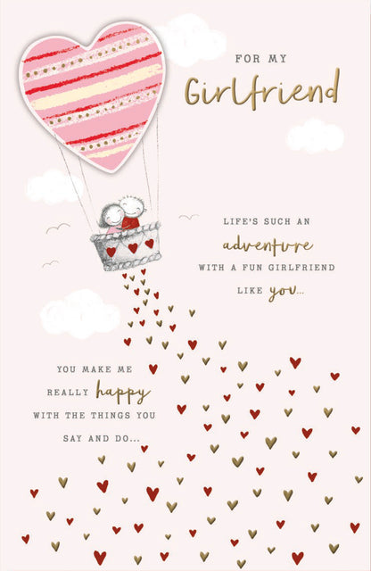 Hand Finished Greeting Cards Girlfriend  Watermark Core Line