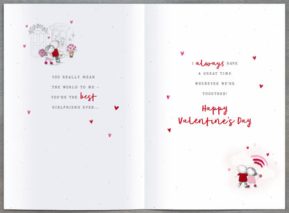 Hand Finished Greeting Cards Girlfriend  Watermark Core Line