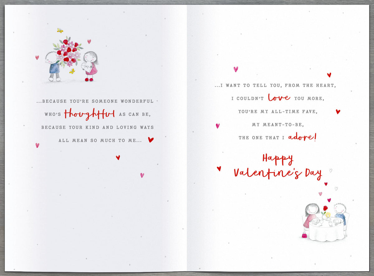Hand Finished Greeting Cards One I Love  Watermark Core Line