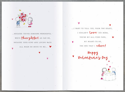 Hand Finished Greeting Cards One I Love  Watermark Core Line