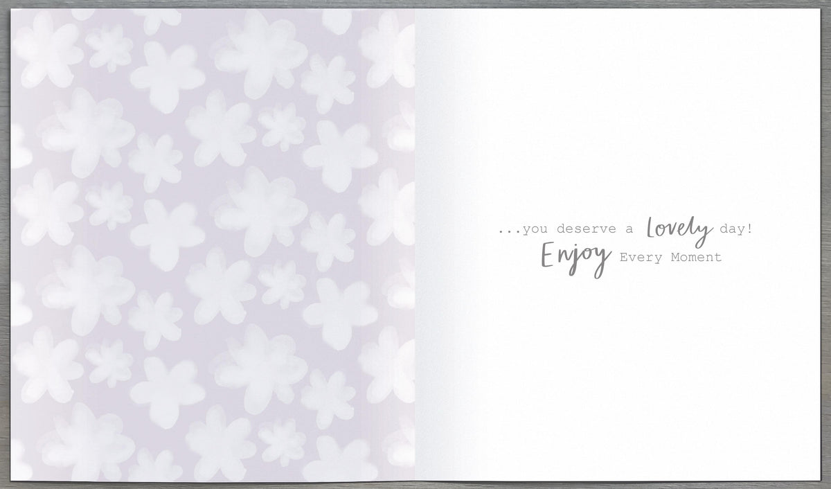 Hand Finished Greeting Cards Wife  Watermark Core Line