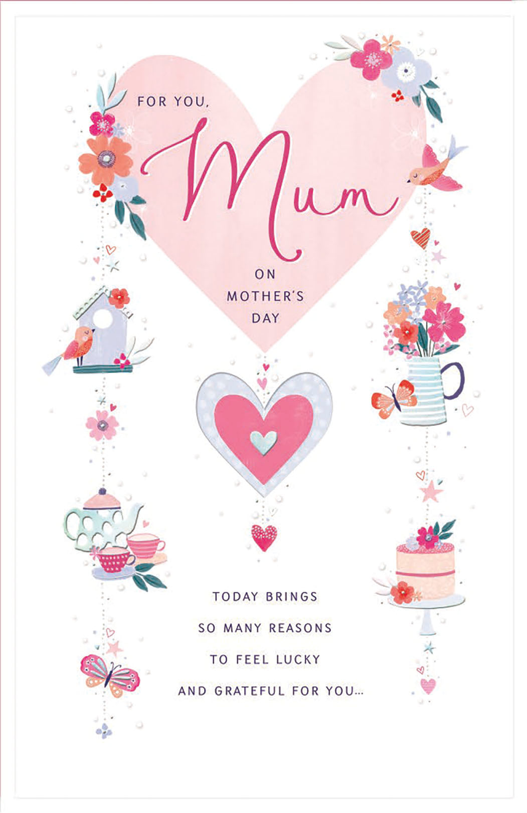 Hand Finished Greeting Cards Mum  Gibson Core Line