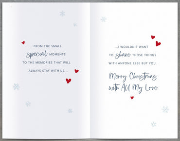 Hand Finished Greeting Cards Husband  Watermark Core Line