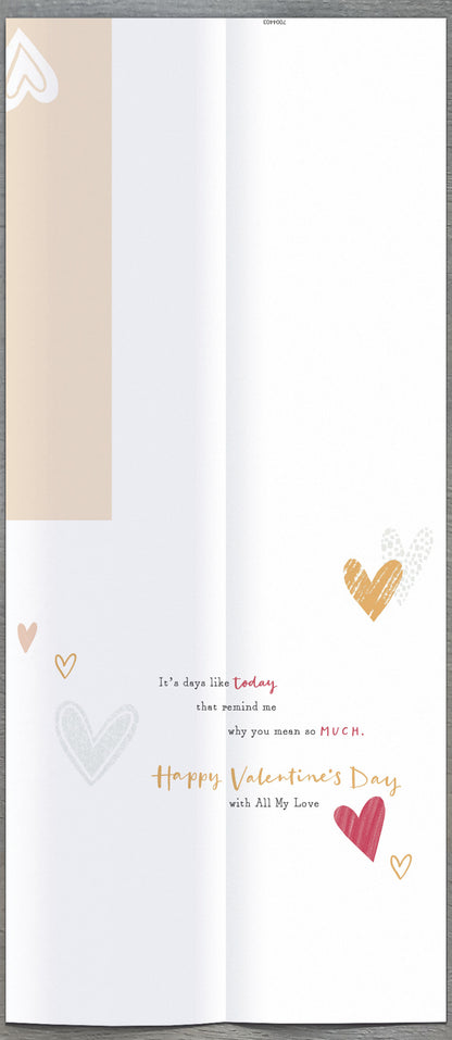 Hand Finished Greeting Cards Husband  Modern Lettering