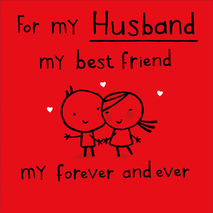 Standard Greeting Cards Husband Cute Benny