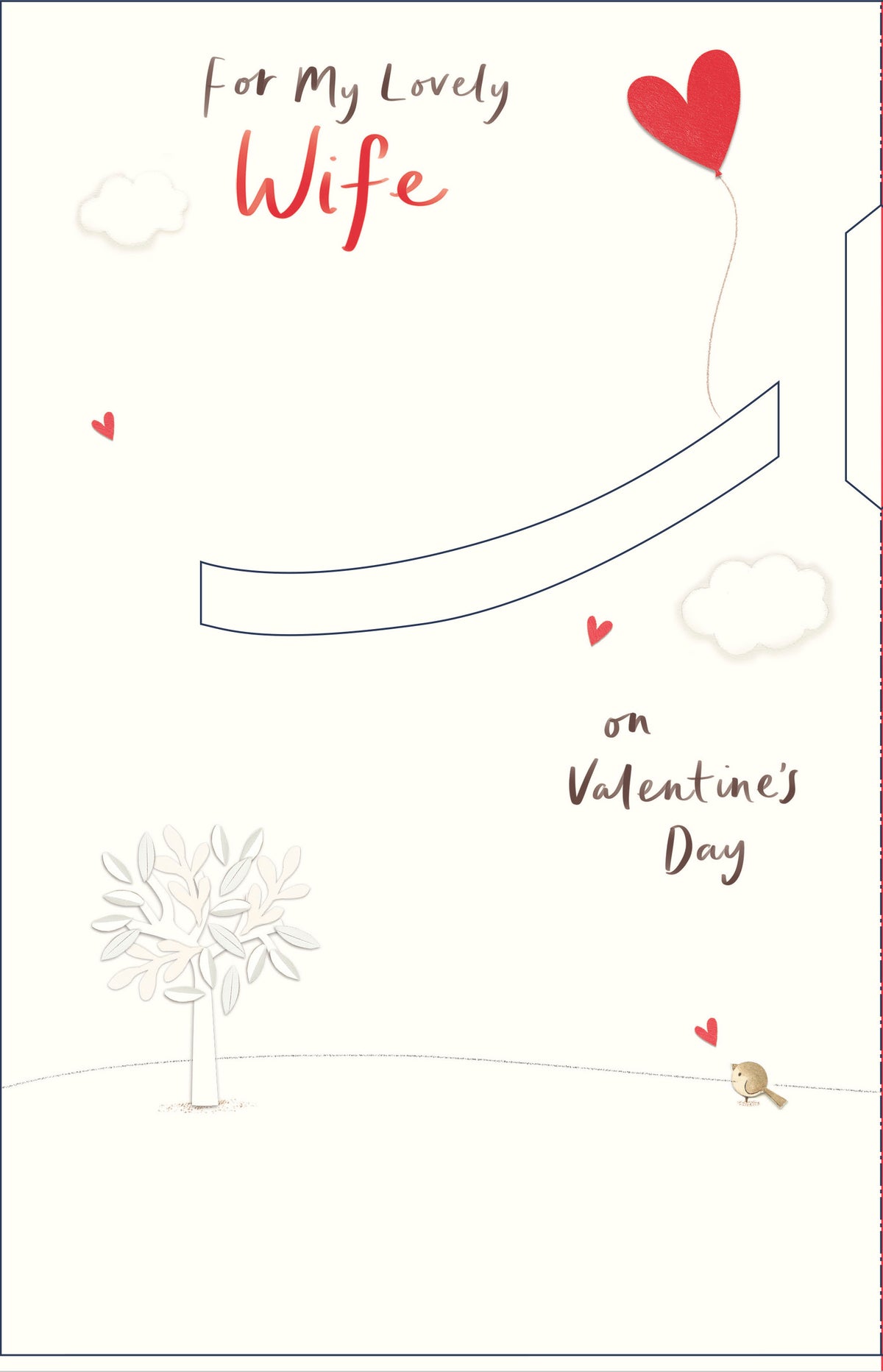 Hand Finished Greeting Cards Wife Cute Lots of Woof