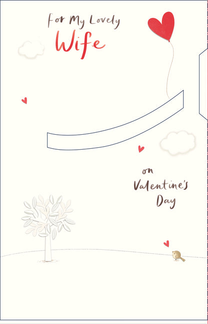 Hand Finished Greeting Cards Wife Cute Lots of Woof