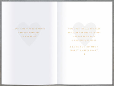 Standard Greeting Cards Anniversary Wedding Husband  Watermark Core Line