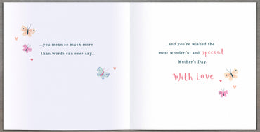 Hand Finished Greeting Cards Mum  Gibson Core Line