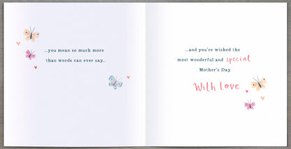 Hand Finished Greeting Cards Mum  Gibson Core Line