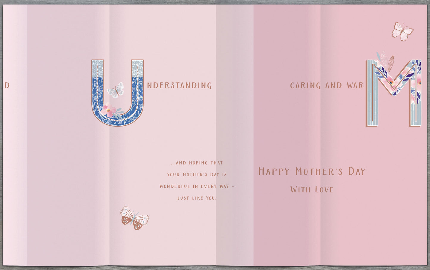 Hand Finished Greeting Cards Mum  Gibson Core Line