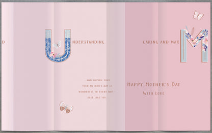 Hand Finished Greeting Cards Mum  Gibson Core Line