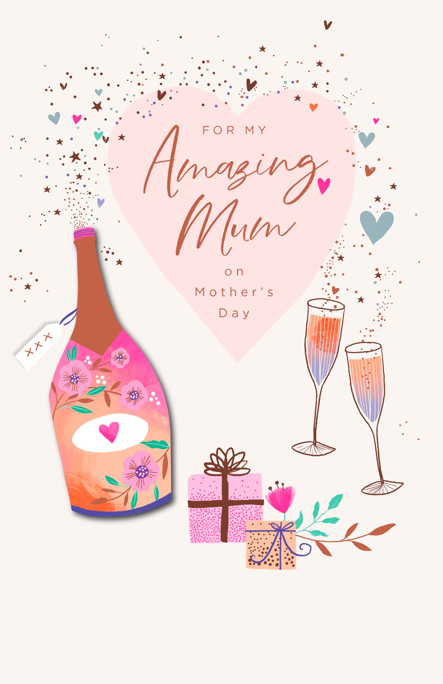 Hand Finished Greeting Cards Mum  Carlton Core Line