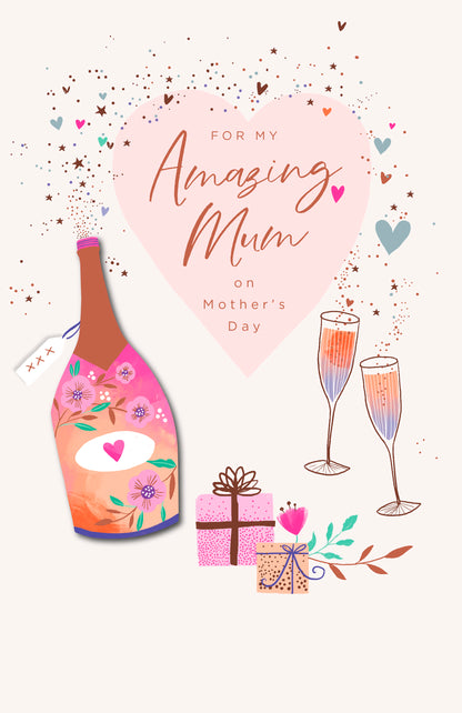 Hand Finished Greeting Cards Mum  Carlton Core Line