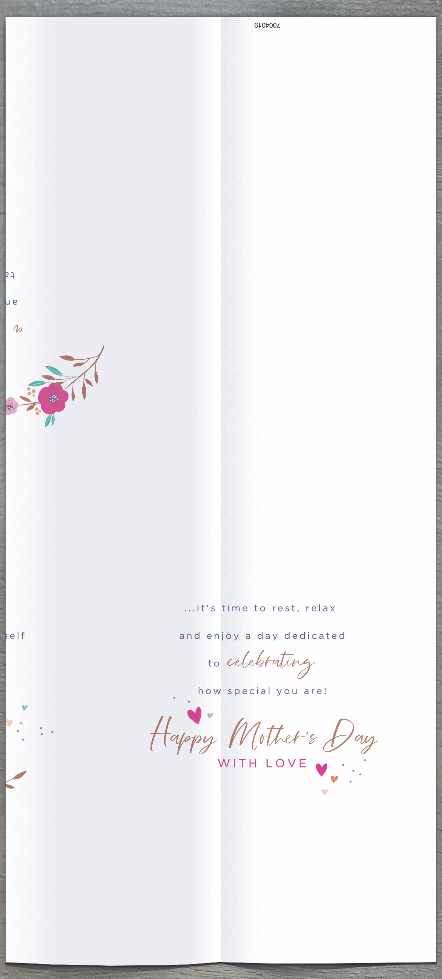 Hand Finished Greeting Cards Mum  Carlton Core Line