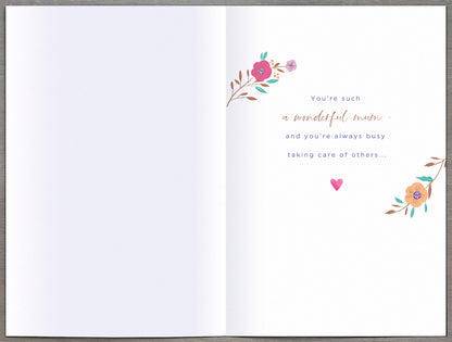 Hand Finished Greeting Cards Mum  Carlton Core Line