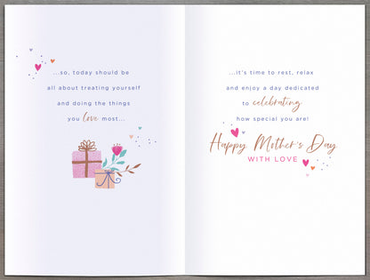 Hand Finished Greeting Cards Mum  Carlton Core Line