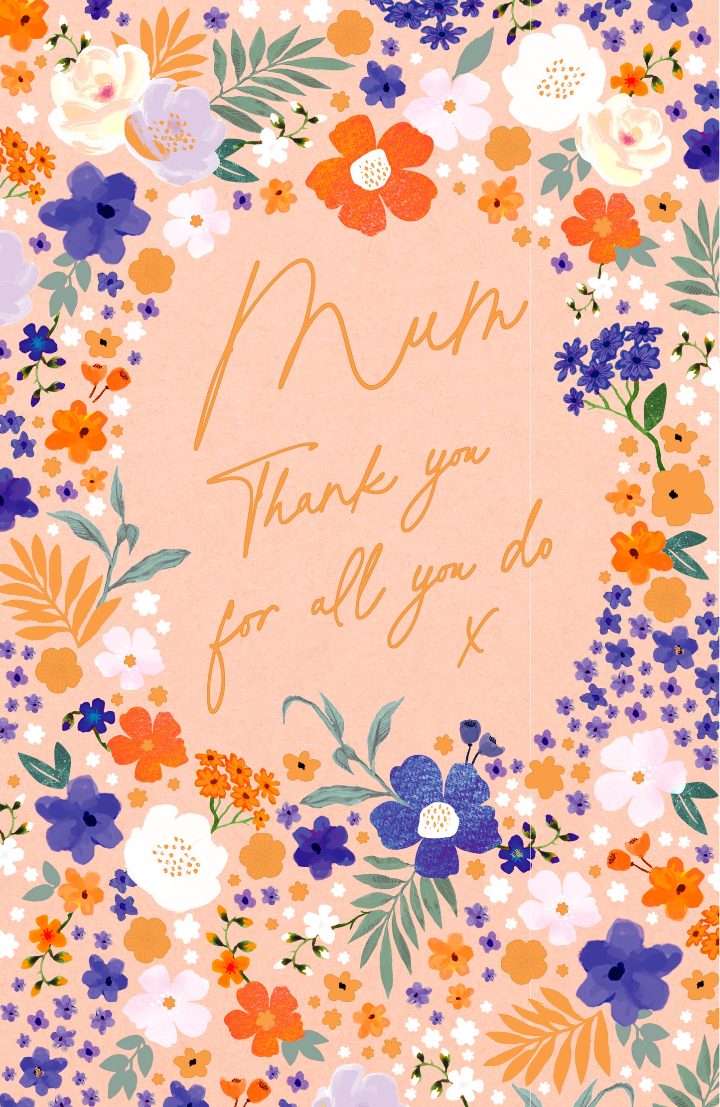Hand Finished Greeting Cards Mum  Gibson Core Line