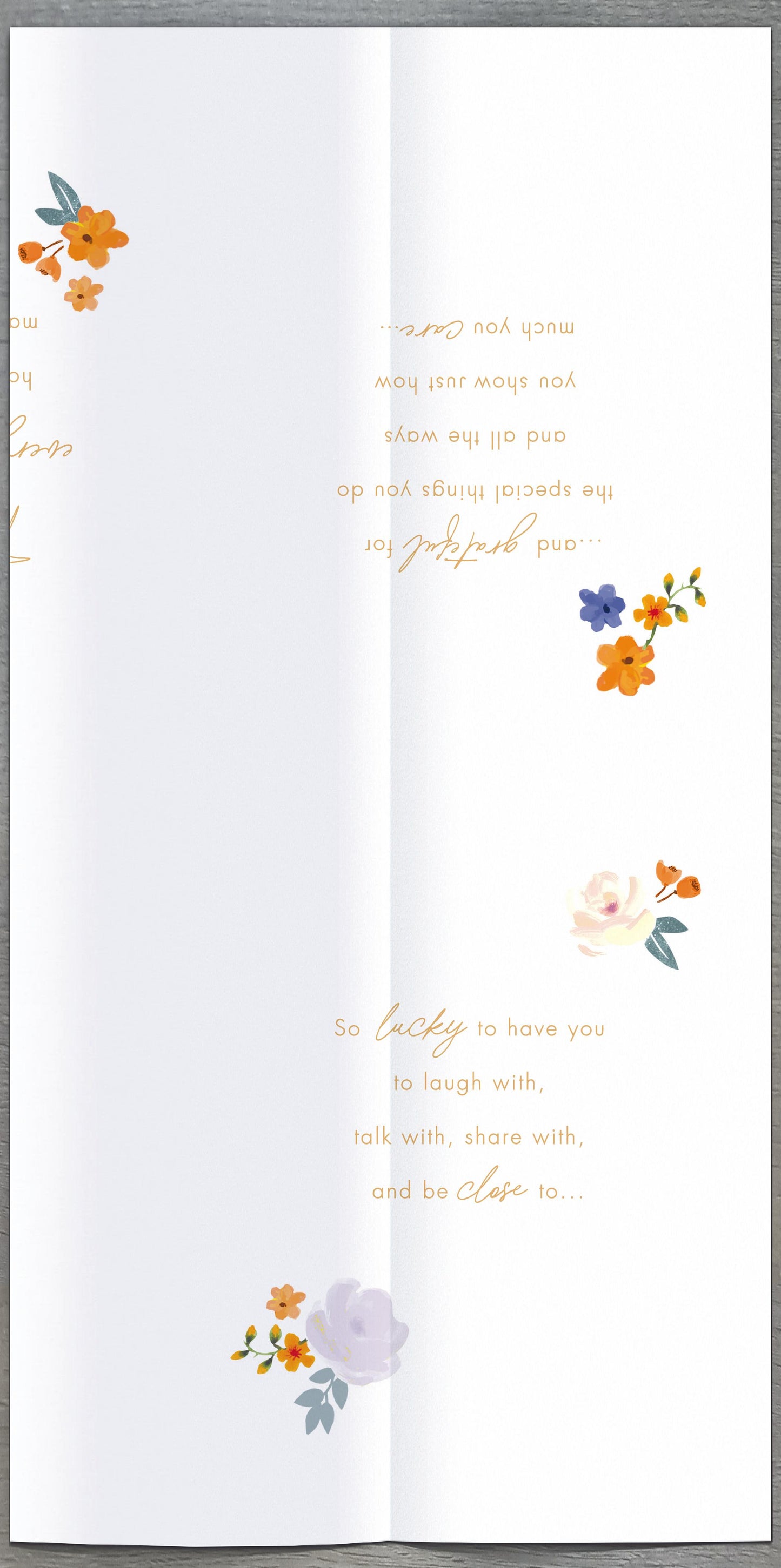Hand Finished Greeting Cards Mum  Gibson Core Line