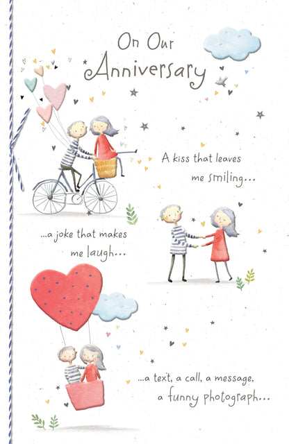 Hand Finished Greeting Cards Anniversary On Our  Watermark Core Line