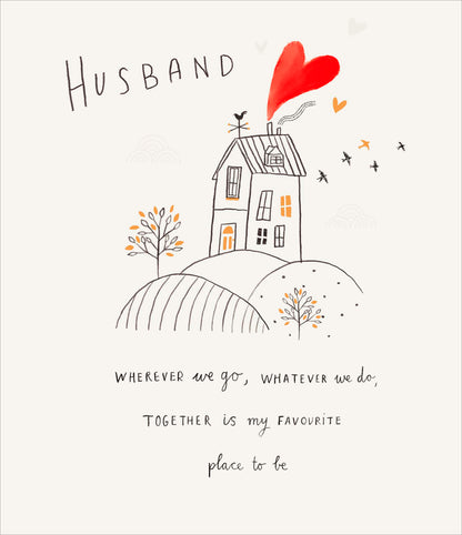 Standard Greeting Cards Anniversary Wedding Husband  Carlton Core Line