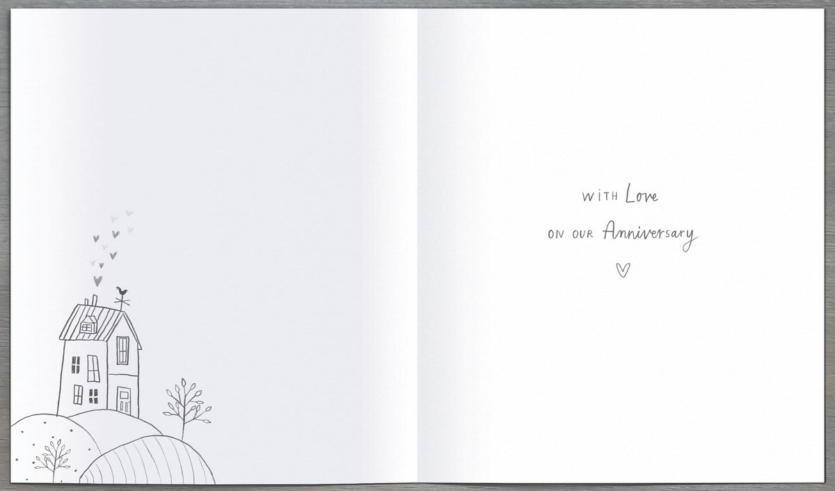 Standard Greeting Cards Anniversary Wedding Husband  Carlton Core Line