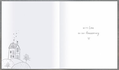 Standard Greeting Cards Anniversary Wedding Husband  Carlton Core Line