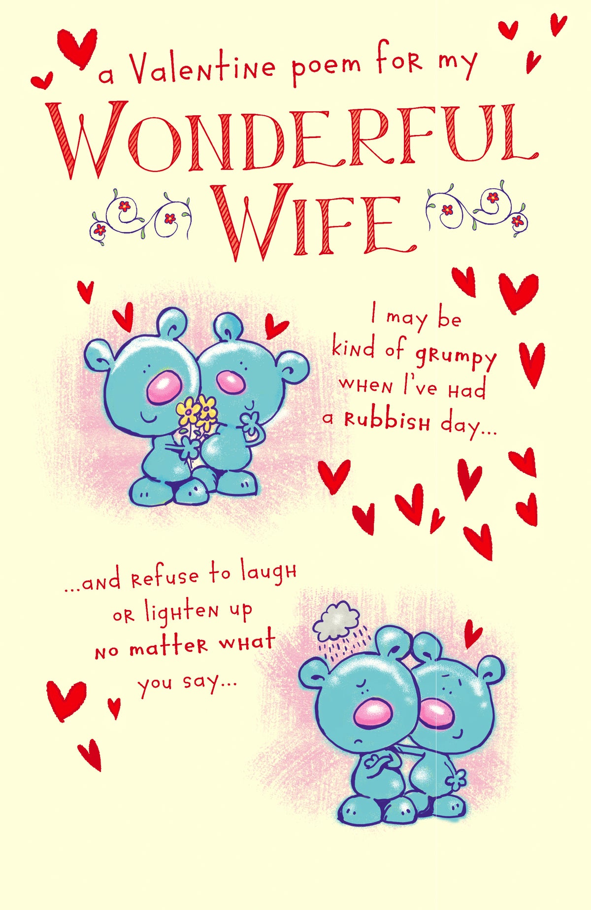 Hand Finished Greeting Cards Wife Hum Hanson Core Line