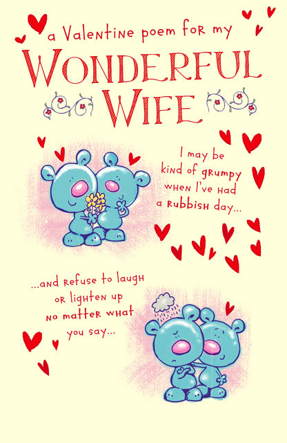 Hand Finished Greeting Cards Wife Hum Hanson Core Line