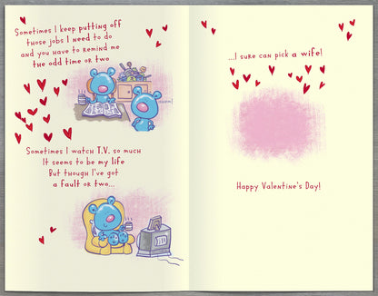 Hand Finished Greeting Cards Wife Hum Hanson Core Line