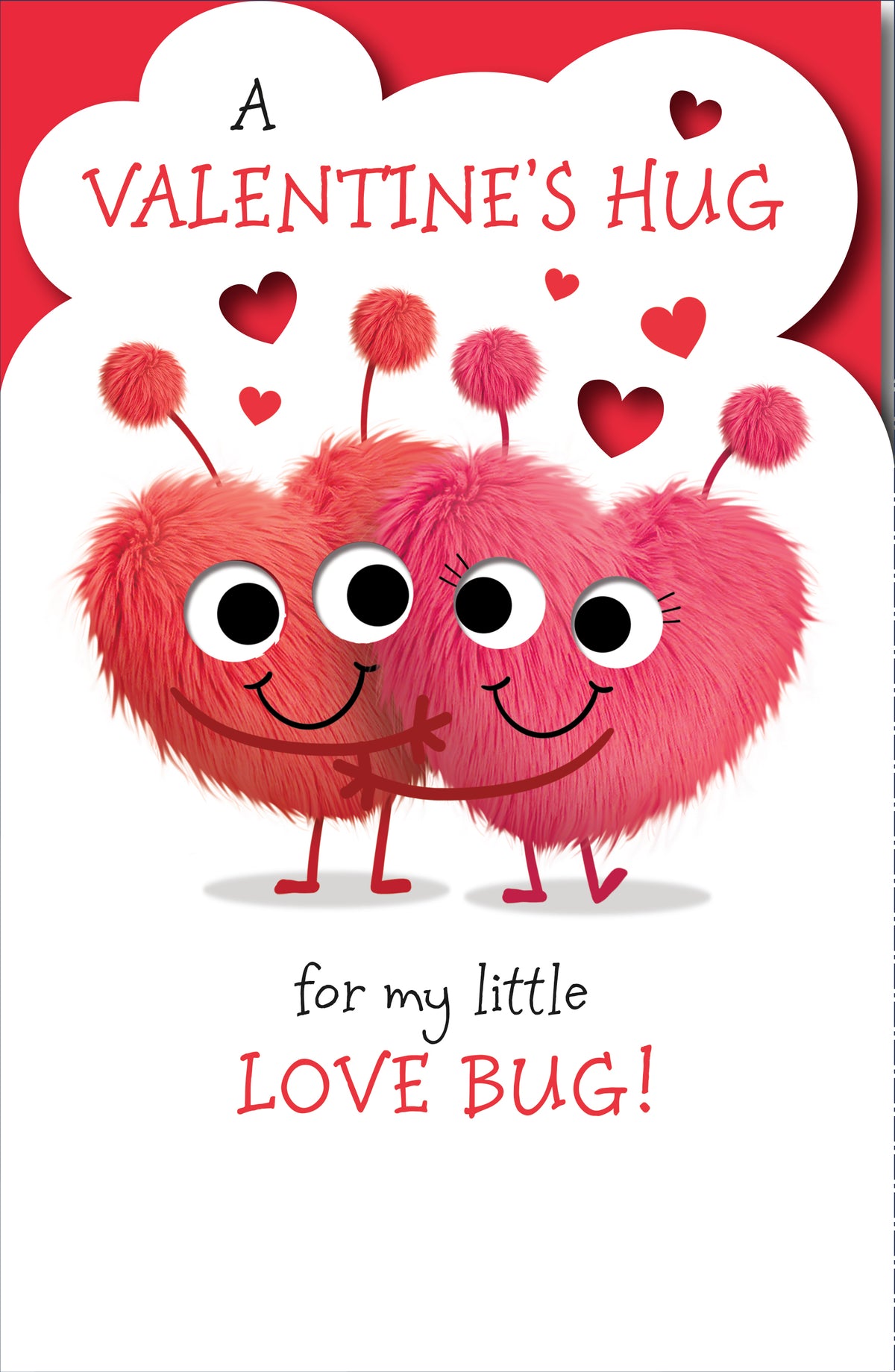 Hand Finished Greeting Cards General Wish Cute Fuzz Bugs