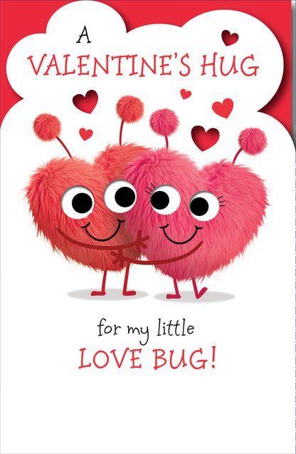 Hand Finished Greeting Cards General Wish Cute Fuzz Bugs