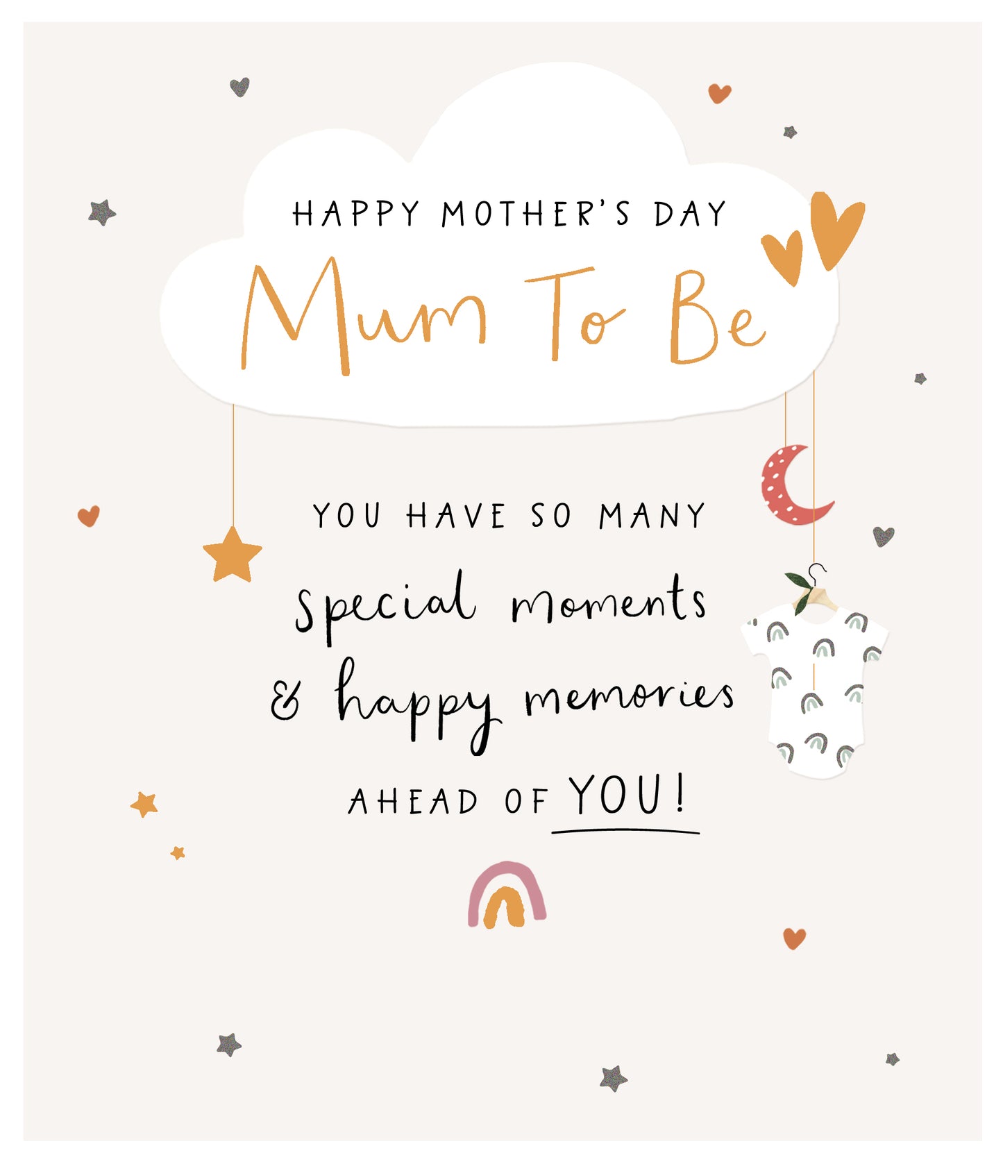 Standard Greeting Cards Mum To Be  Carlton Core Line