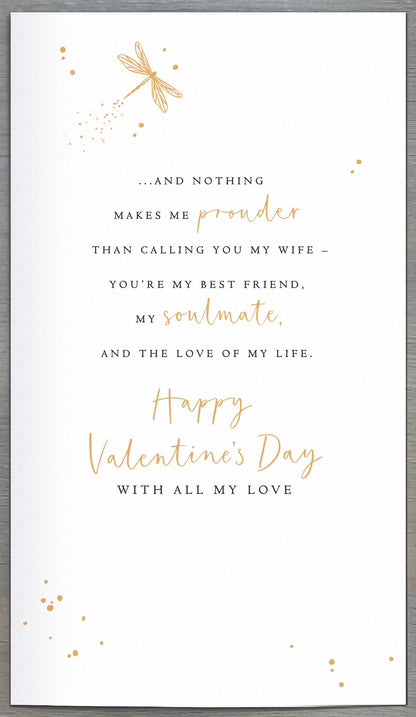 Hand Finished Greeting Cards Wife  Gibson Core Line