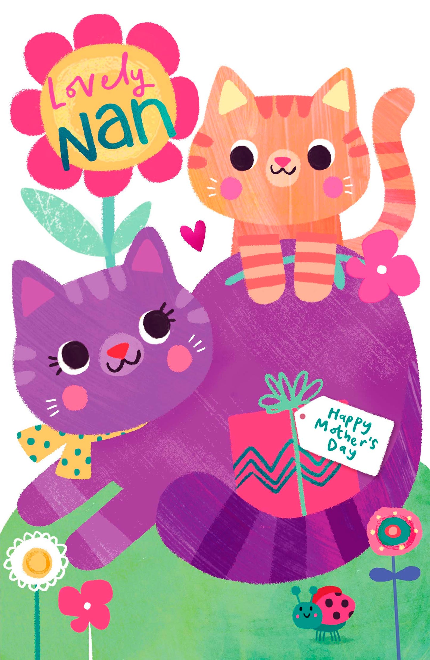 Standard Greeting Cards Nan Cute Giddy Critters
