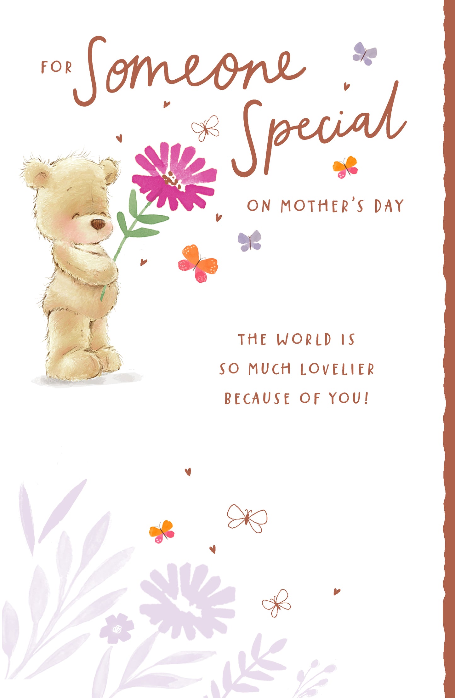 Standard Greeting Cards Someone Special Cute Nutmeg
