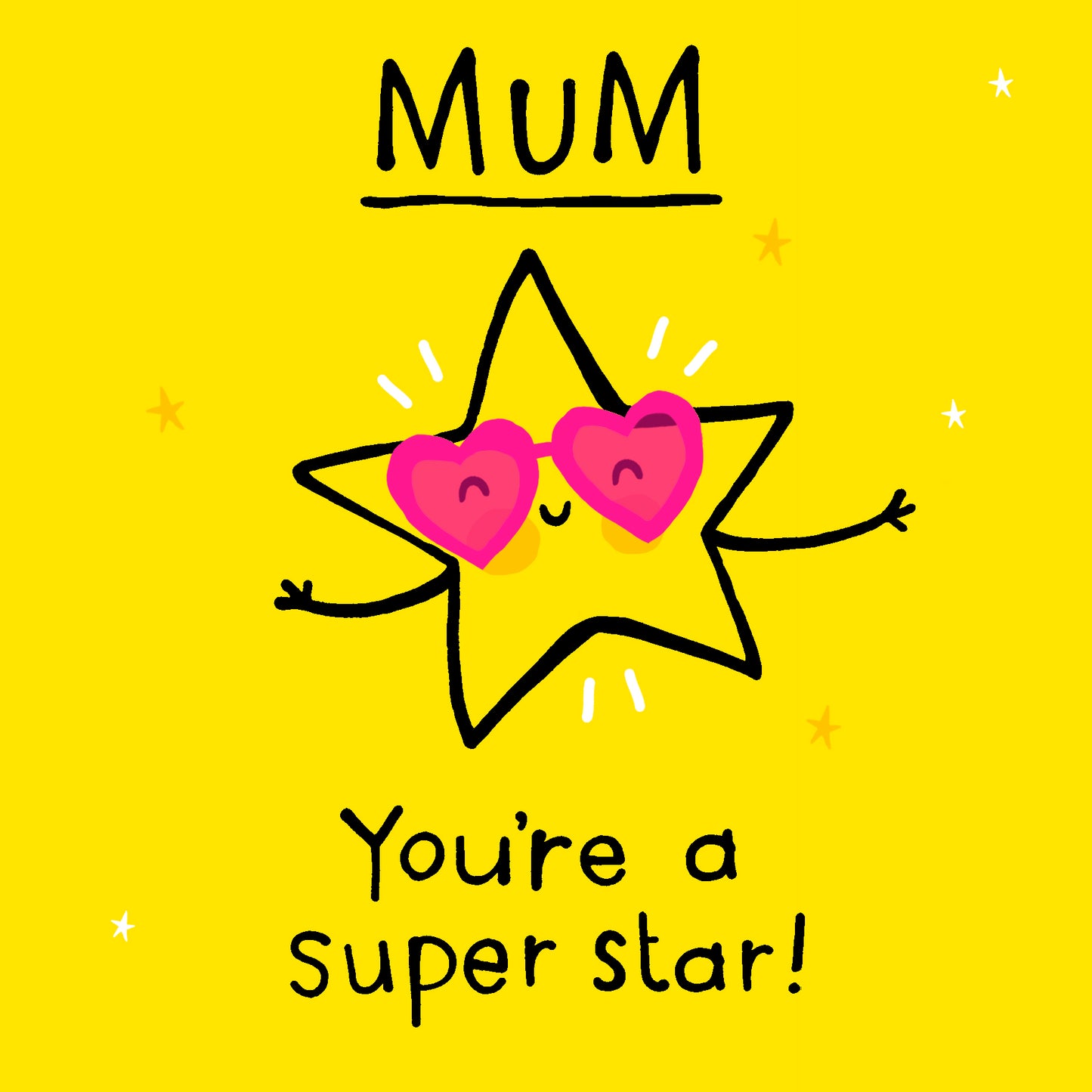 Standard Greeting Cards Mum Cute Benny
