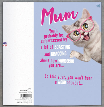 Hand Finished Greeting Cards Mum Hum Hanson Core Line