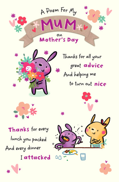 Standard Greeting Cards Mum Hum Fiddlesticks