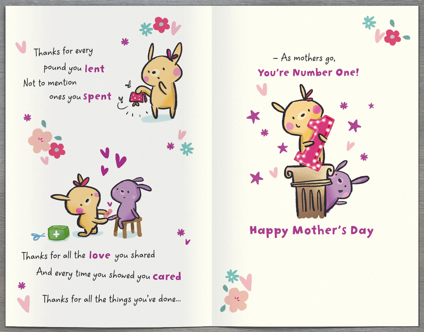 Standard Greeting Cards Mum Hum Fiddlesticks