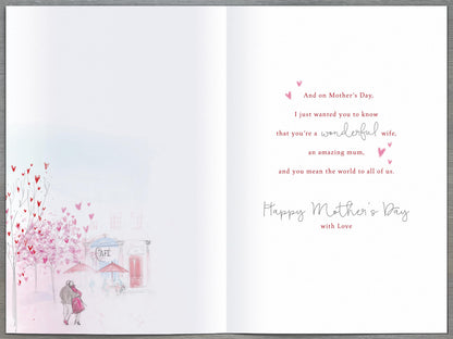 Hand Finished Greeting Cards Wife  Artist's Notebook