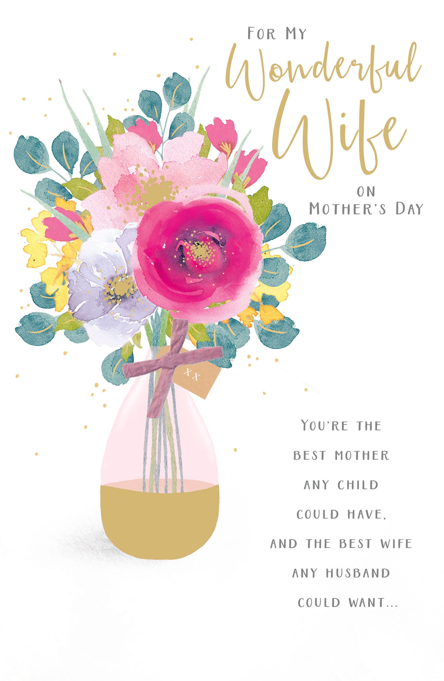 Hand Finished Greeting Cards Wife  Gibson Core Line