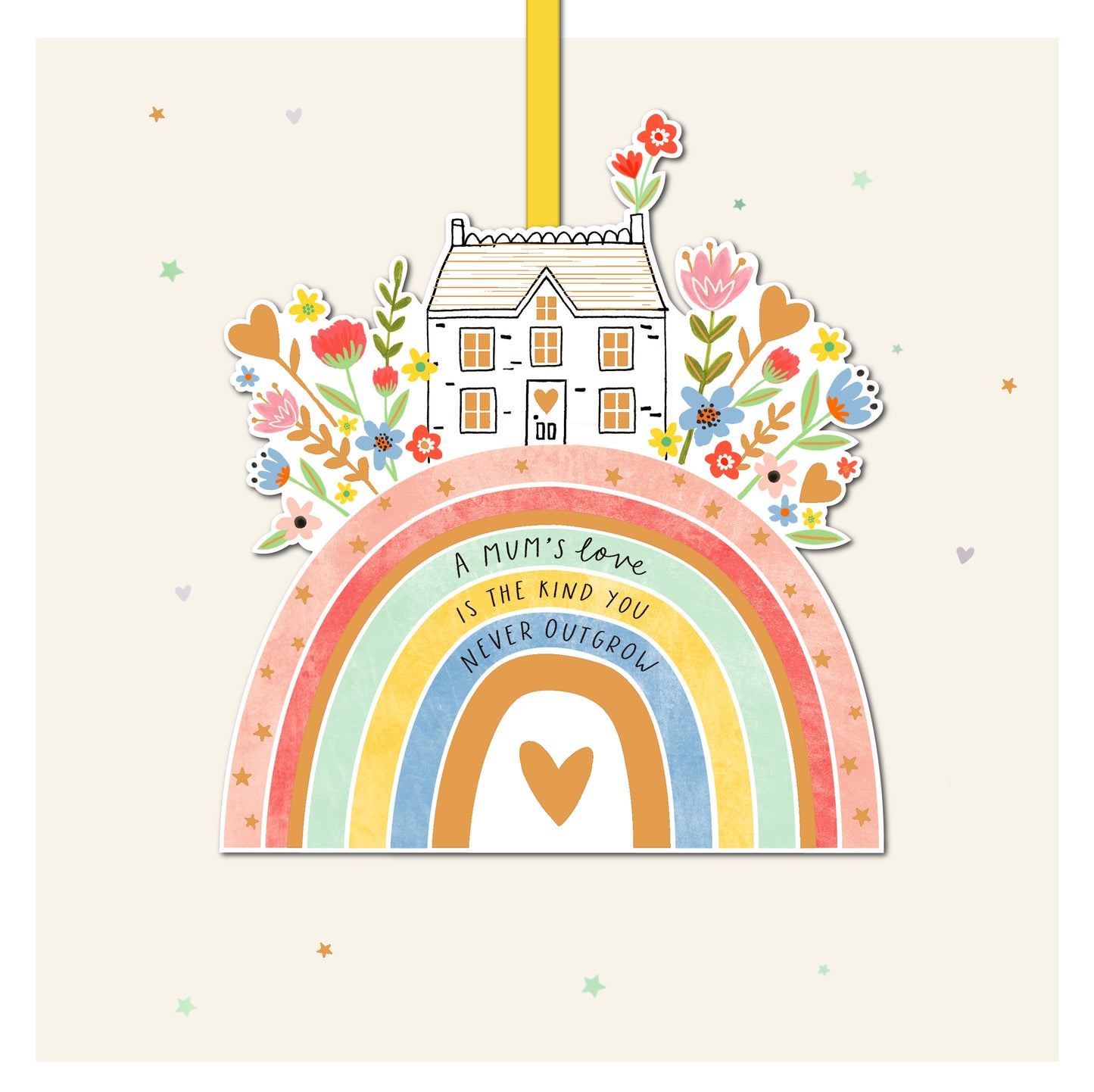 Hand Finished Greeting Cards Mum  Carlton Core Line