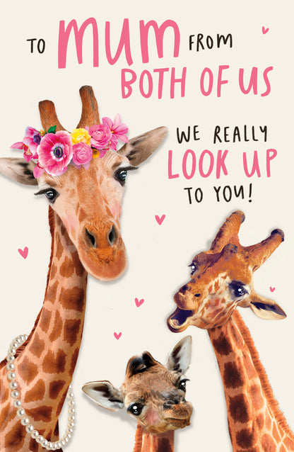 Standard Greeting Cards Mum From Both Hum Hanson Core Line