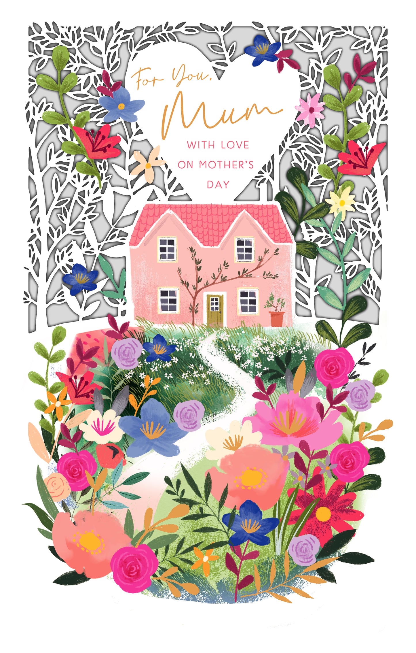 Hand Finished Greeting Cards Mum  Gibson Core Line