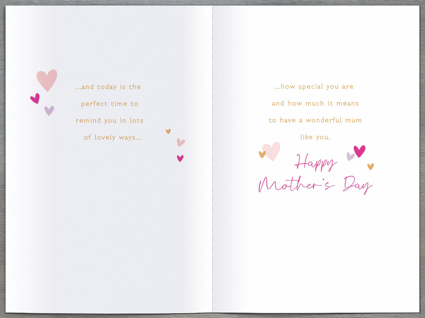 Hand Finished Greeting Cards Mum  Gibson Core Line