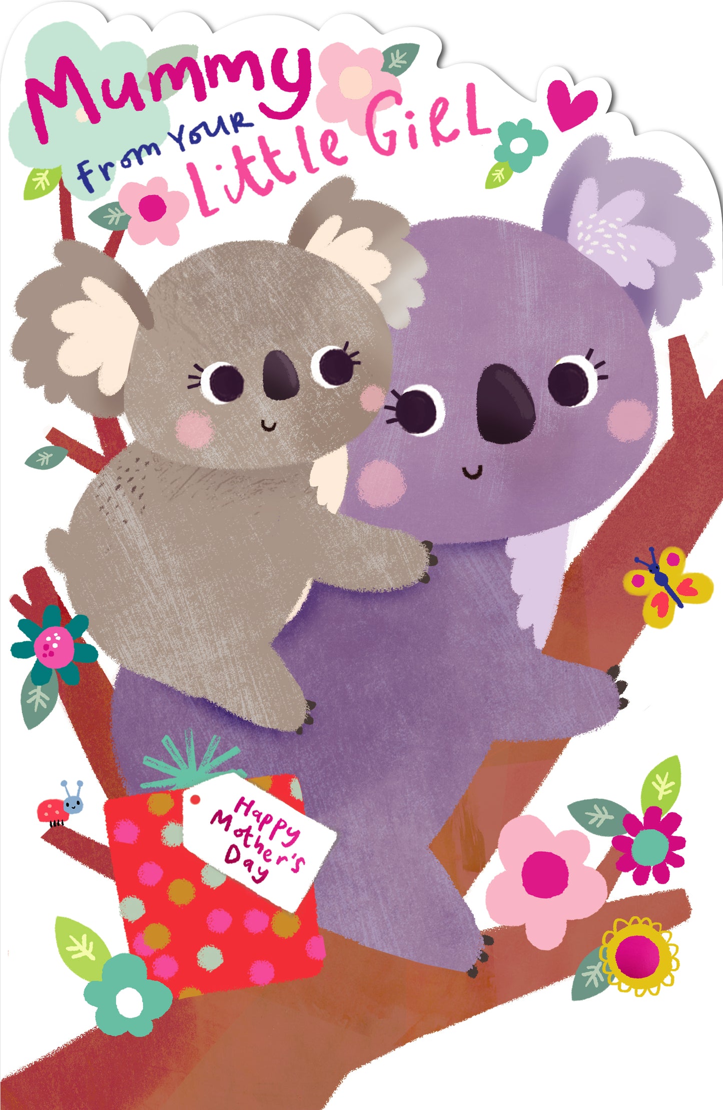 Standard Greeting Cards Mummy From Daughter Juvenile Giddy Critters