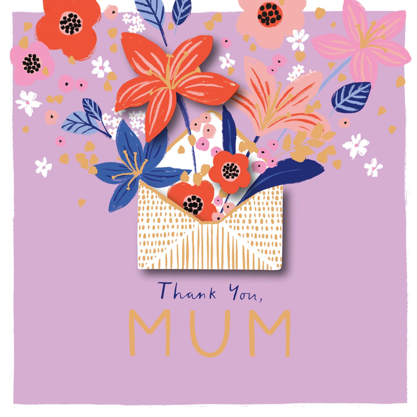 Hand Finished Greeting Cards Mum  Carlton Core Line