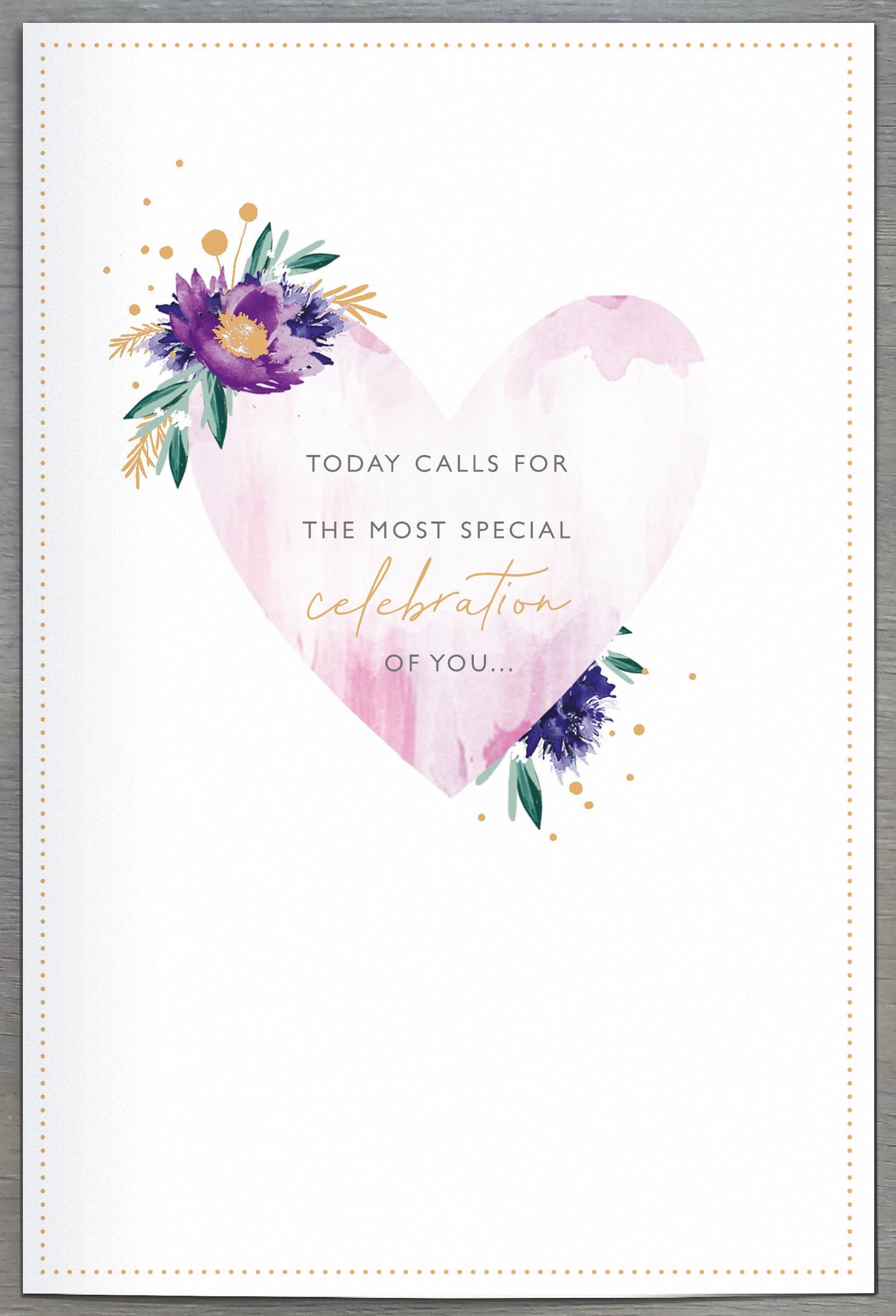 Hand Finished Greeting Cards Mum  Gibson Core Line