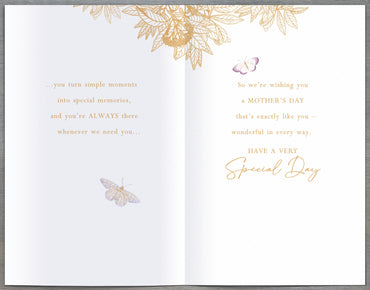 Hand Finished Greeting Cards Mum From Both  Royal Horticultural Society